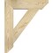 Ekena Millwork Traditional Slat Rough Sawn Bracket, Douglas Fir, 4"W x 20"D x 24"H BKT04X20X24TRA06RDF - alternate 3